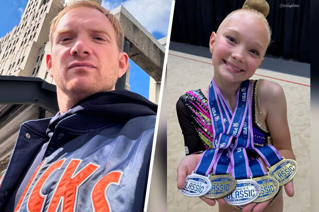 Актер Бурковский показал медали дочери-спортсменки, которые она завоевала в США