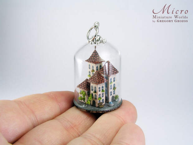 Миниатюрные миры в старинных карманных часах