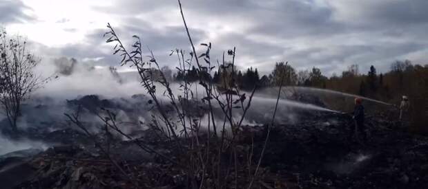 Для тушения тлеющего мусора на полигоне в Можгинском лесничестве направят дополнительную технику