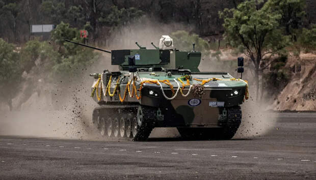 Показана выкатка перспективной платформы Vikram VT-21 в типично индийском стиле