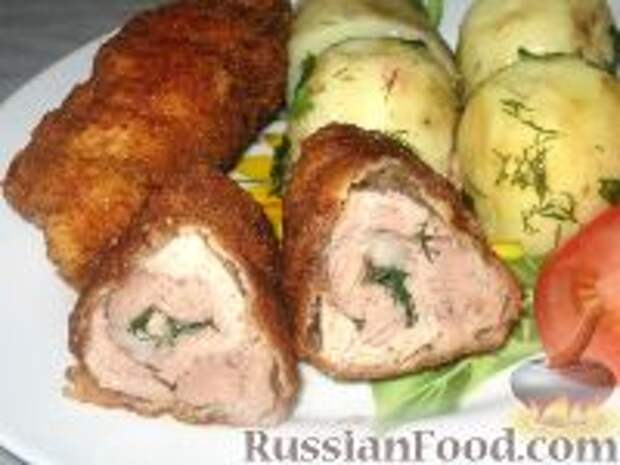Фото к рецепту: Мясные рогалики