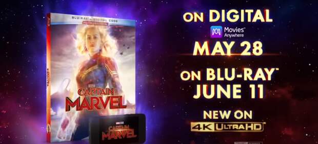 Удаленные сцены из "Капитан Марвел" появятся в цифровом виде и на DVD/Blu-ray