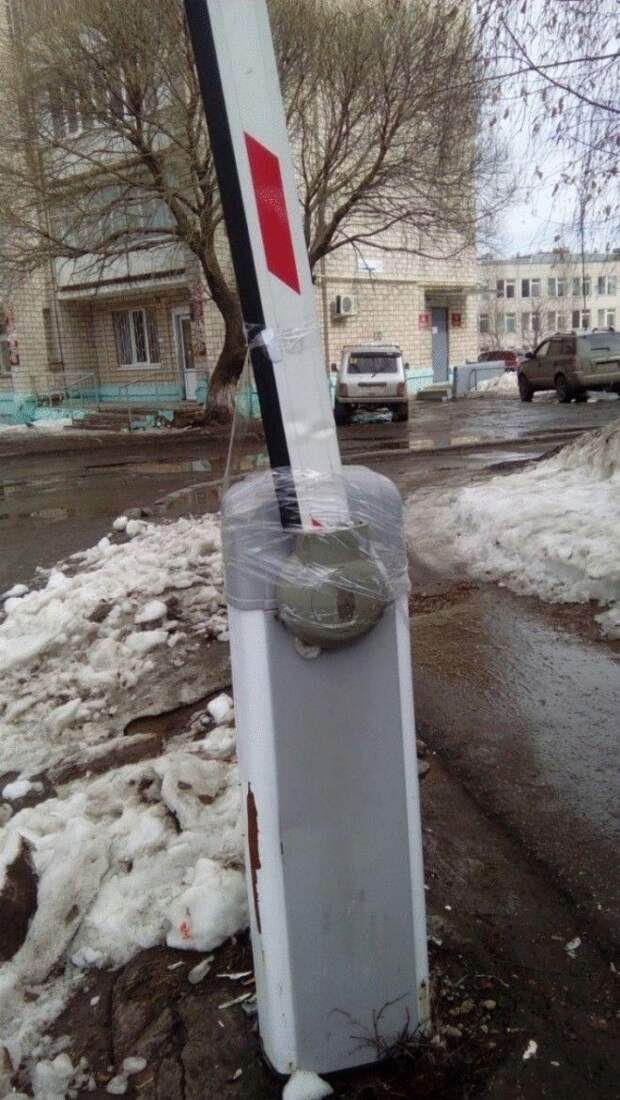 А они в курсе, зачем нужен шлагбаум?