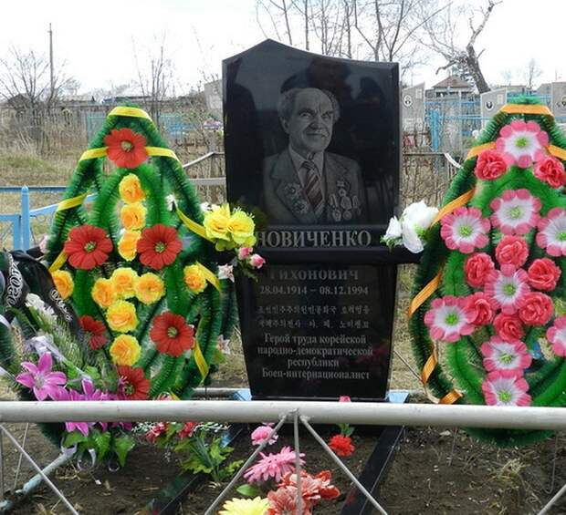 Памятник на могиле героя