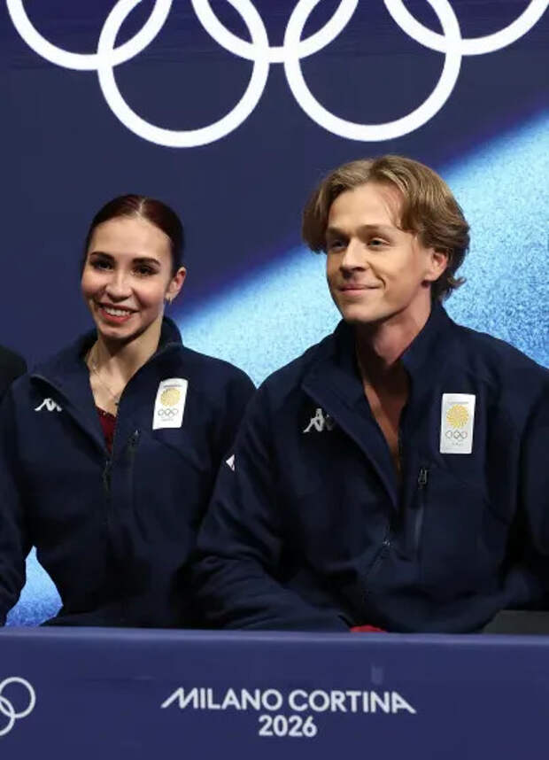 Диана Дэвис и Глеб Смолкин на Олимпиаде