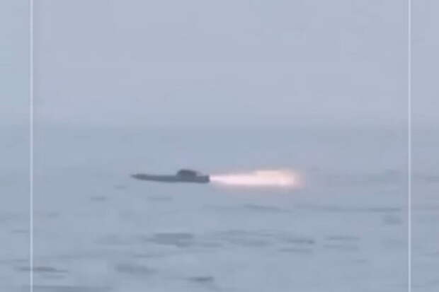 В Сети появилось видео поражения иранской ракетой американского военного корабля