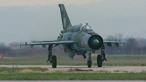 Истребитель МиГ-21 ВВС Хорватии. Архивное фото