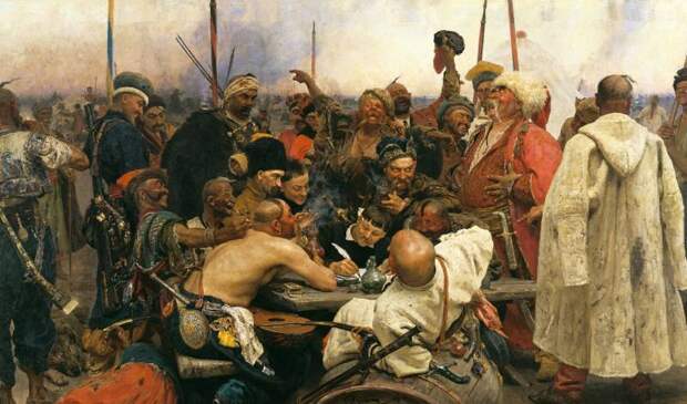 Репин - Запорожцы. 1880-1891