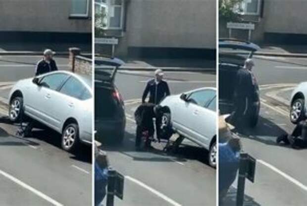 Злоумышленники в Лондоне украли выхлопную систему с припаркованного Приуса