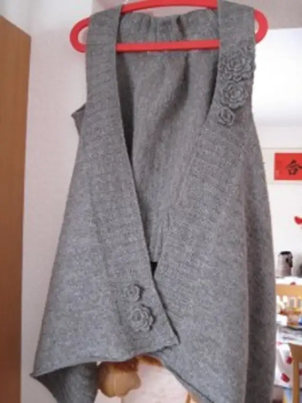 жилет без швов