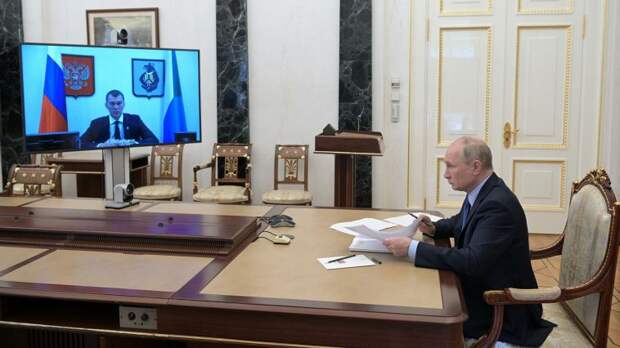 Путин пожелал врио хабаровского губернатора Михаилу Дегтяреву удачи в избирательной кампании