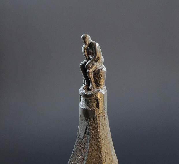 Поразительные скульптуры из карандашных грифелей