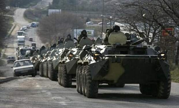 В Донецкой области замечена колонна из 100 единиц военной техники В Донецкой области замечена колонна из 100 единиц военной техники