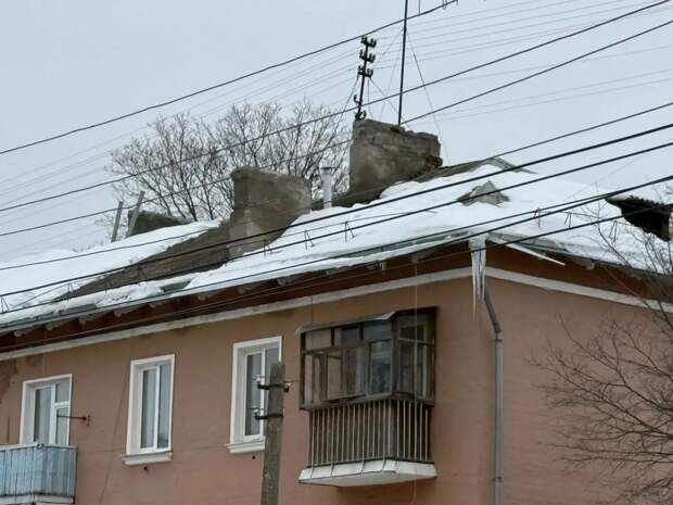 В Пролетарском районе Тулы не подтвердилось обрушение крыши дома на Шухова