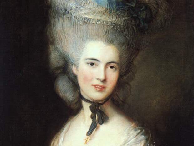 Томас Гейнсборо. Портрет дамы в голубом, конец 1770-х гг. Фрагмент Томас Гейнсборо. Портрет дамы в голубом, конец 1770-х гг. Фрагмент