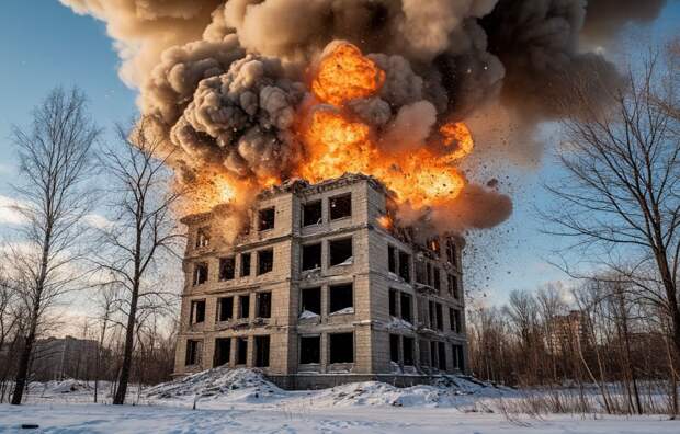 В Херсонской области взрывы уничтожили здание с украинскими операторами БПЛА