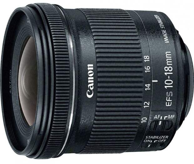 Бюджетный широкоугольный зум Canon 10-18 mm f/4.5-5.6 EF-S IS STM