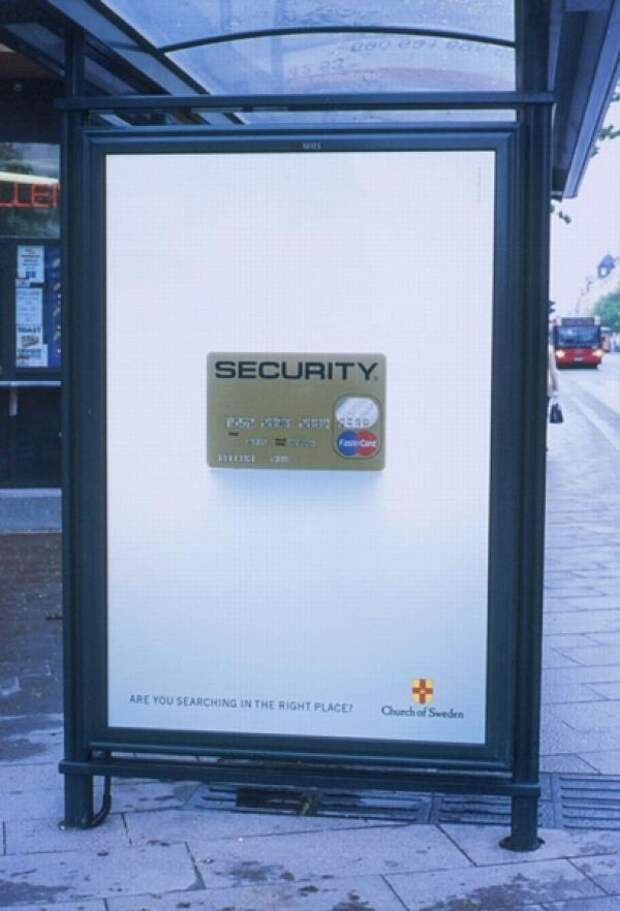 SECURITY, The Church Of Sweden, Paradiset DDB, Печатная реклама