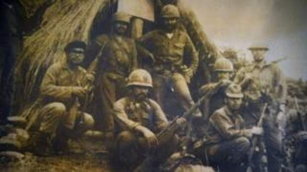 Гондурасские солдаты на линии фронта