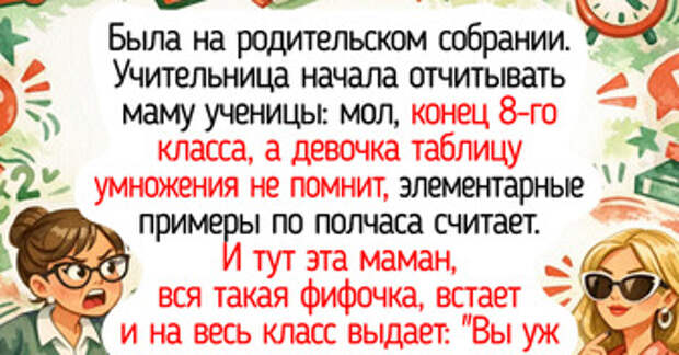 18 историй о том, как родительское собрание превратилось в комедийный сериал