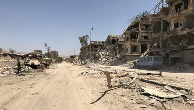 Разрушенные дома, Сирия. Архивное фото