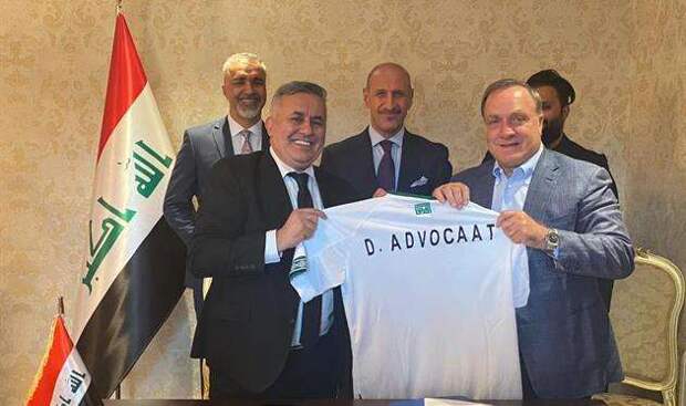 Дик Адвокат возобновил карьеру тренера, возглавив сборную Ирака