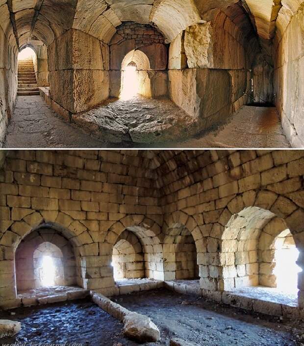 В залах главной башни сохранился дух Средневековья (Nimrod Fortress National Park, Израиль). В залах главной башни сохранился дух Средневековья (Nimrod Fortress National Park, Израиль).
