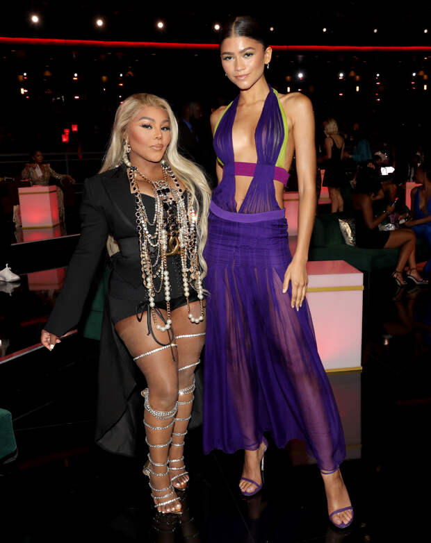 Lil' Kim и Зендая на BET Awards, 2021