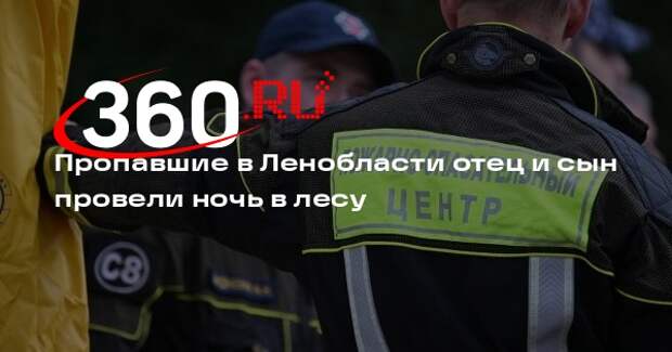 Пропавшие в Ленобласти отец и сын провели ночь в лесу
