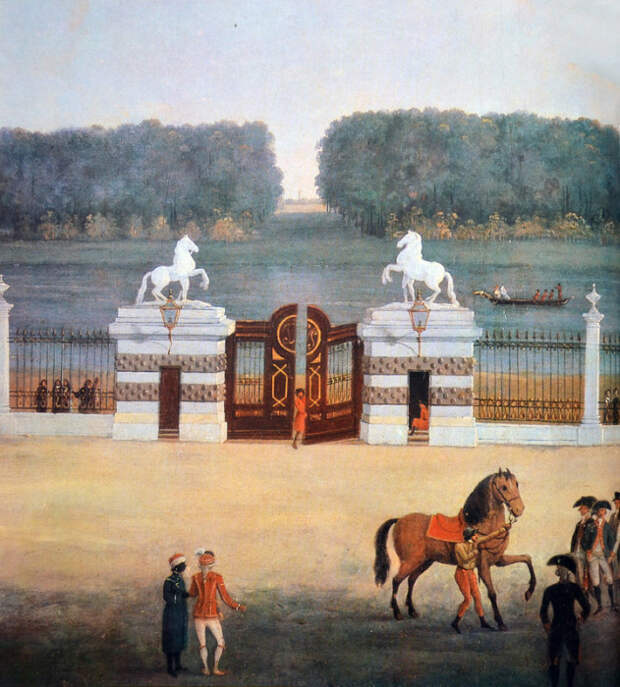 Фрагмент. Гравюра Д. С. Лафона, 1790-е гг. Фрагмент. Гравюра Д. С. Лафона, 1790-е гг.