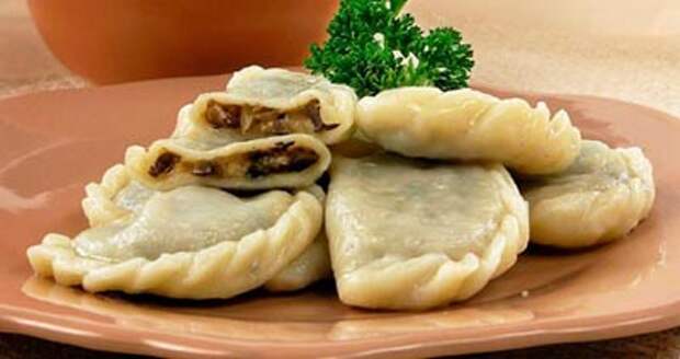 Вареники с рыжиками