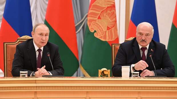 Пресс-конференция Владимира Путина и Александра Лукашенко по итогам переговоров в Минске