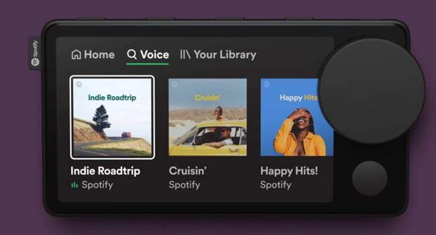 Компания Spotify представила устройство для автомобилей под названием Car Thing