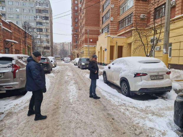 В Туле нашли нарушения при уборке придомовых территорий и кровель от снега и наледи