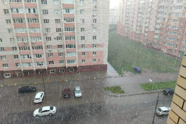 На Тамбов снова обрушился ливень