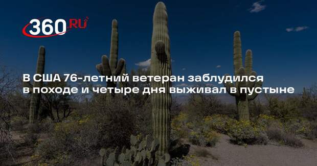 В США 76-летний ветеран заблудился в походе и четыре дня выживал в пустыне