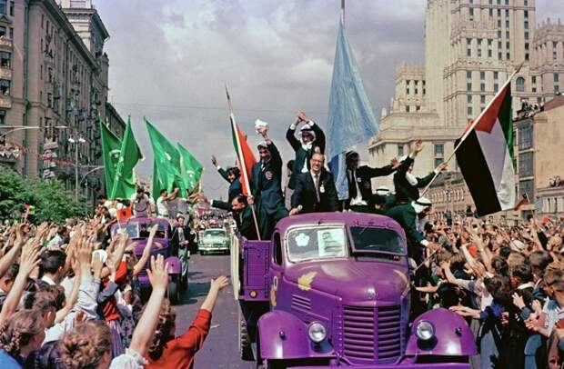 Всемирный фестиваль молодёжи 1957 года в Москве в фотографиях Всемирный фестиваль молодёжи 1957 года в Москве в фотографиях СССР., Фестиваль, молодёжь, фото