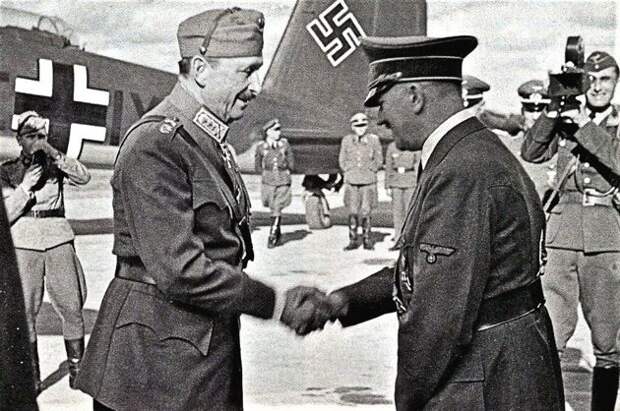 Маннергейм встретил Гитлера на финской земле