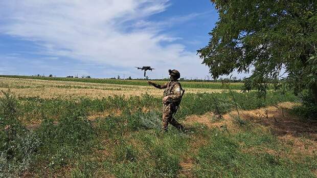 Расчеты БПЛА уничтожили бронированную технику ВСУ на красноармейском направлении