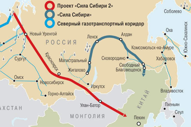 Подготовка ТЭО газопровода “Союз Восток” завершена