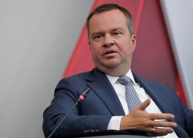 Russian Deputy Finance Minister Alexei Moiseev attends a session of the annual international military-technical forum 
