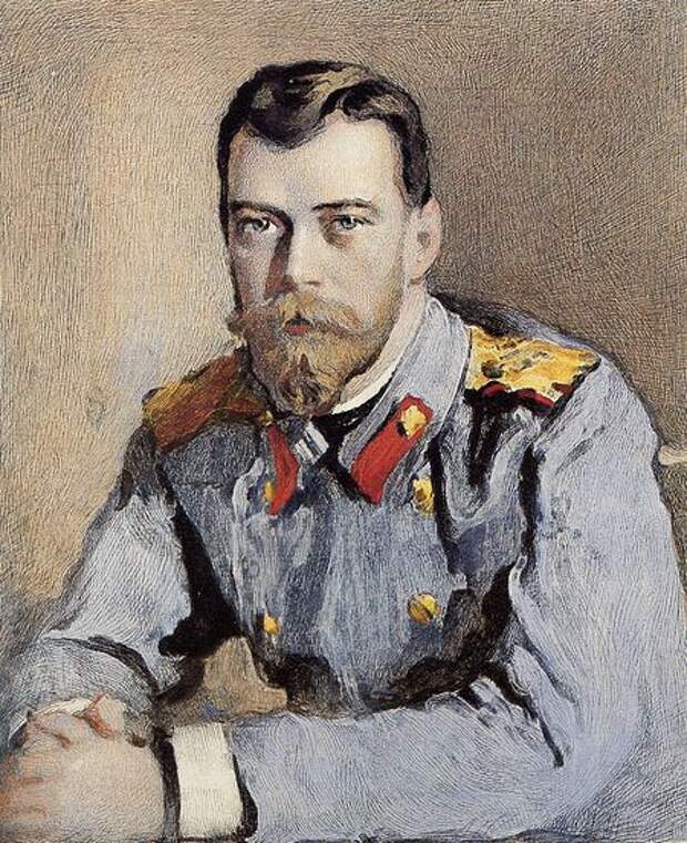 Портрет Императора Николая II. Художник: Валентин Серов