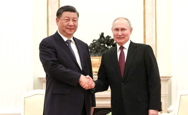 Путин после возвращения из Китая обратился к Си Цзиньпину в телеграмме