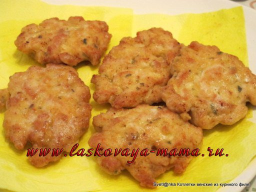 котлеты из куриного филе