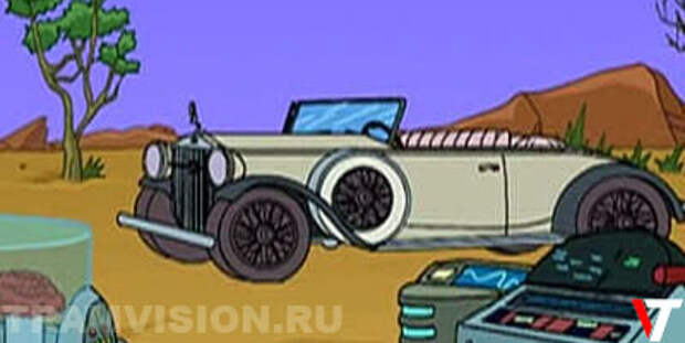 Футурама - машина в мультфильме