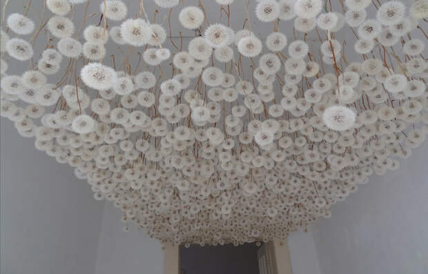 Подвесной потолок из одуванчиков от Регин Рамзайер (18 фото)