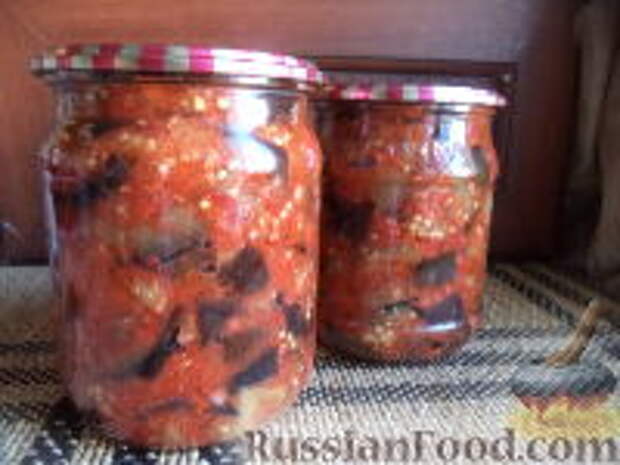 Фото к рецепту: Острые маринованные баклажаны Фото к рецепту: Острые маринованные баклажаны