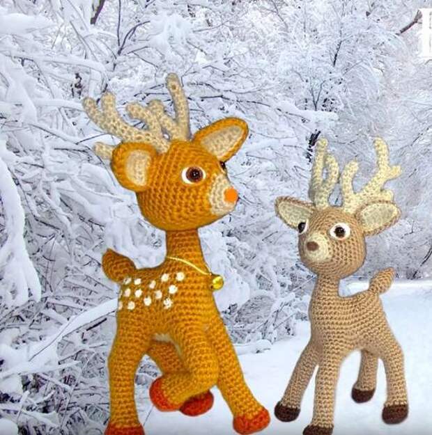 Олень крючком. Мастер-класс