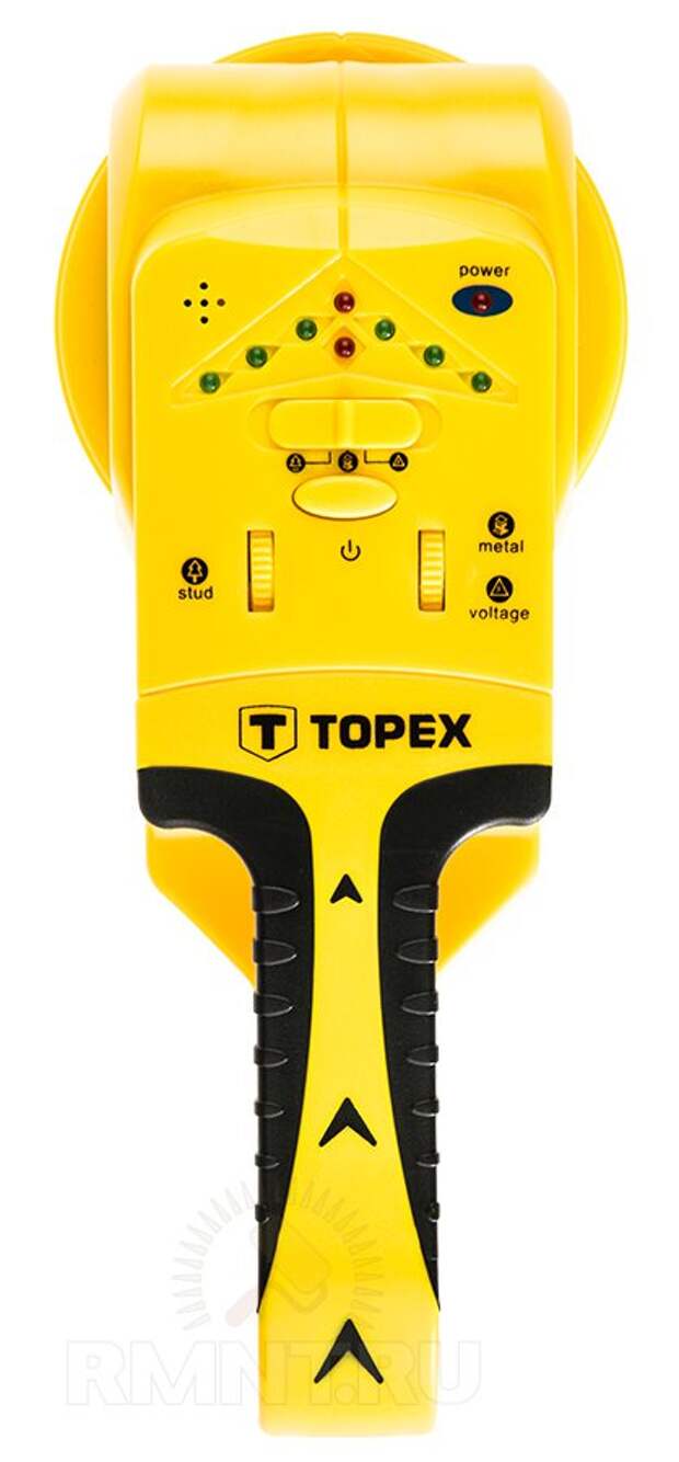 Детектор для обнаружения древесины, токоведущих проводов и металла TOPEX 94W120