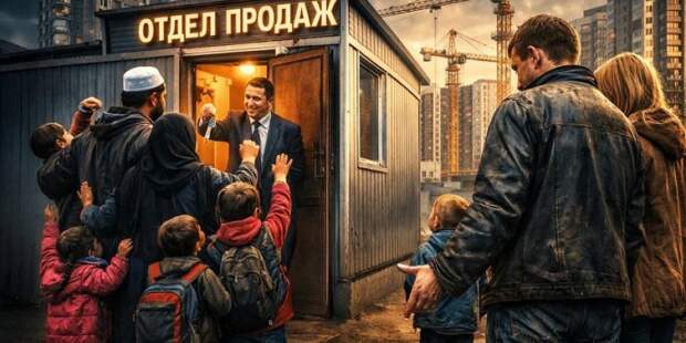 Приезжим опять щедро дарят квартиры. Реакция была жёсткой: Мэра завалили фекалиями